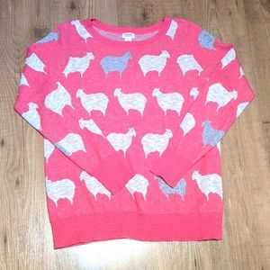 Mossimo Pink Sheep Sweater Large